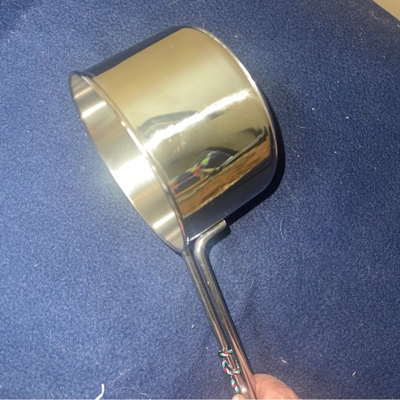 BARAZZONI S.P.A. Steinless Steel Saucepan 10 Cm Diameter MADE IN ITALY NWT - Picture 6 of 16